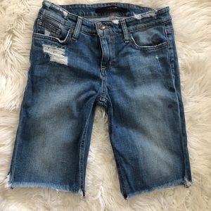 Joe’s Jeans Distressed ‘Mom’ Shorts. Size 25.